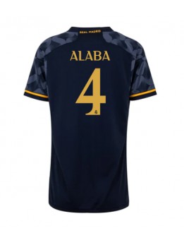 Ženski Nogometna dresi replika Real Madrid David Alaba #4 Gostujoči 2023-24 Kratek rokav